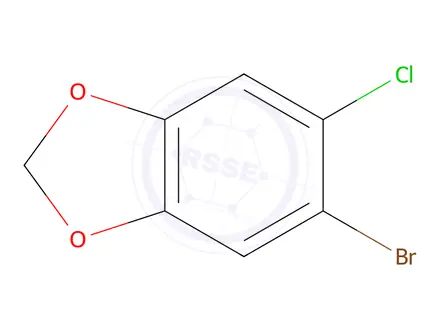 Chemical structure of 5-Bromo-6-chlorobenzo[d][1,3]dioxole