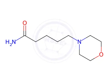 Chemical structure of 4-Morpholinepentanamide