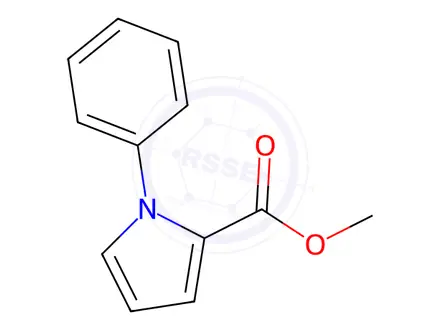 Chemical structure of methyl 1-phenyl-1H-pyrrole-2-carboxylate(WXC09104)