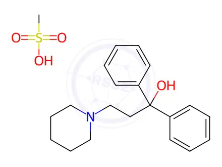 Chemical structure of Pridinol Mesylate