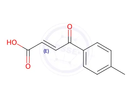 Chemical structure of (2E)-4-(4-Methylphenyl)-4-oxobut-2-enoic acid