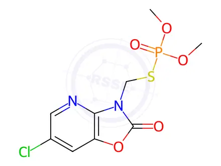 Chemical structure of Azamethiphos