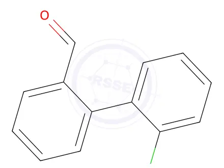 Chemical structure of 2'-Chloro-[1,1'-biphenyl]-2-carbaldehyde