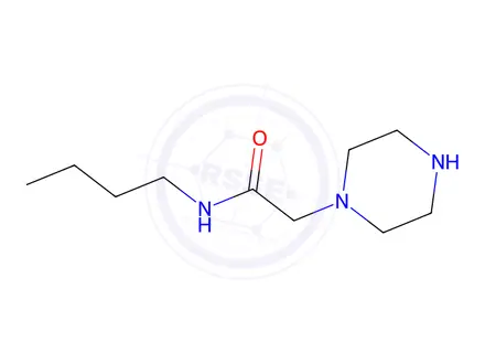 Chemical structure of n-Butyl-2-(piperazin-1-yl)acetamide