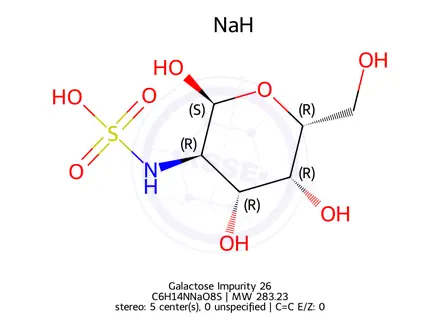 Chemical structure of Galactose Impurity 26