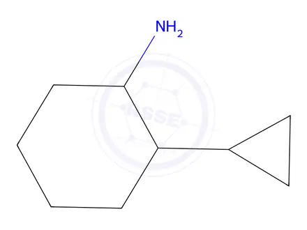 Chemical structure of 2-Cyclopropylcyclohexan-1-amine
