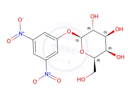 Chemical structure of 3,5-Dinitrophenyl -β-D-Galactoside