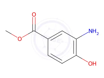 Chemical structure of Methyl 3-Amino-4-hydroxybenzoate