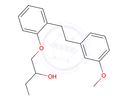Chemical structure of 1-(Dimethylamino)-3-(2-(3-methoxyphenethyl)phenoxy)propan-2-ol