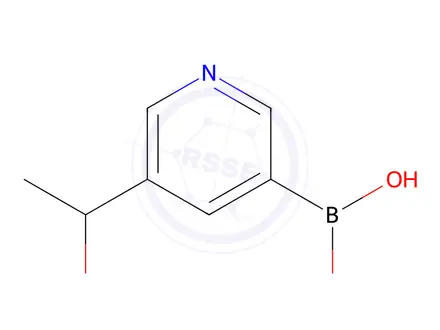 Chemical structure of (5-(1-Hydroxyethyl)pyridin-3-yl)boronic acid