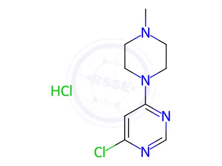 Chemical structure of 4-Chloro-6-(4-methylpiperazin-1-yl)pyrimidine hydrochloride