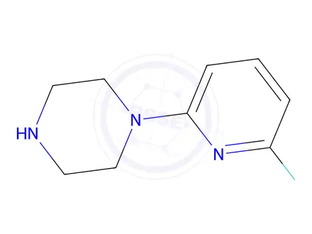 Chemical structure of 1-(6-fluoropyridin-2-yl)piperazine