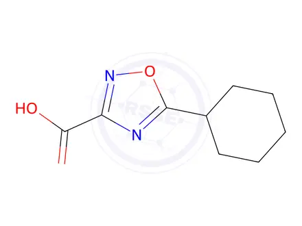 Chemical structure of 5-Cyclohexyl-1,2,4-oxadiazole-3-carboxylic acid