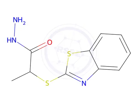 Chemical structure of 2-(1,3-Benzothiazol-2-ylthio)propanohydrazide
