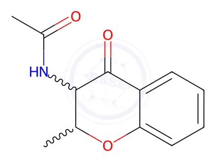Chemical structure of N-(2-Methyl-4-oxochroman-3-yl)acetamide