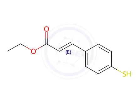 Chemical structure of Ethyl 4-Mercaptocinnamate