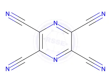 Chemical structure of Pyrazinetetracarbonitrile