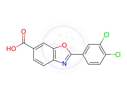 Chemical structure of Tafamidis Impurity 44
