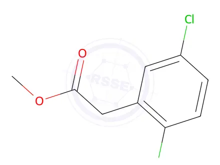 Chemical structure of methyl 2-(2,5-dichlorophenyl)acetate