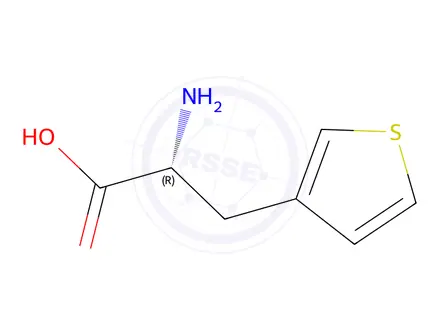 Chemical structure of -beta-(3-Thienyl)-D-alanine