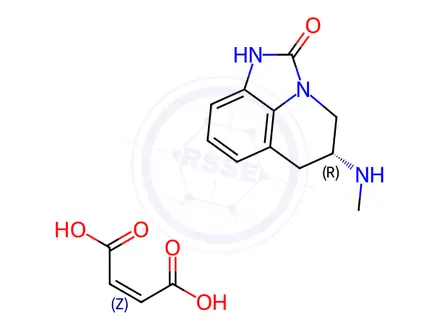 Chemical structure of Sumanirole maleate