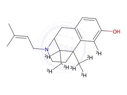 Chemical structure of Pentazocine-d7