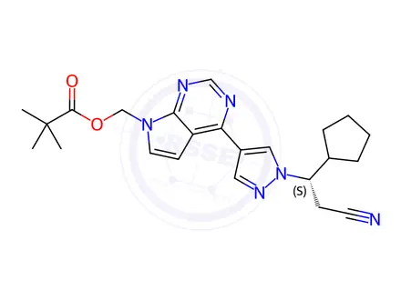 Chemical structure of Ruxolitinib Impurity 239