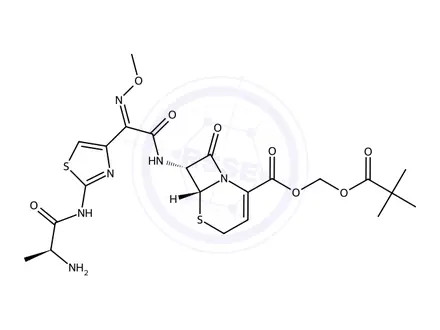 Chemical structure of Ceftizoxime Alapivoxil
