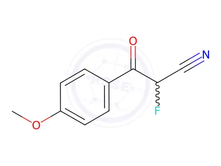 Chemical structure of 2-Fluoro-3-(4-methoxyphenyl)-3-oxopropanenitrile
