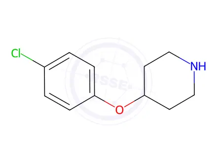 Chemical structure of 4-(4-Chlorophenoxy)piperidine