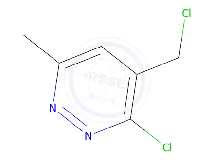Chemical structure of 3-Chloro-4-(chloroMethyl)-6-Methylpyridazine