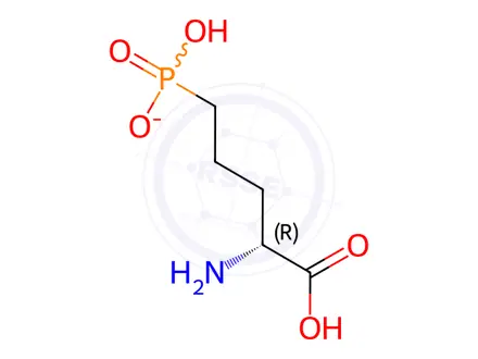 Chemical structure of D-2-Amino-5-phosphonopentanoic Acid