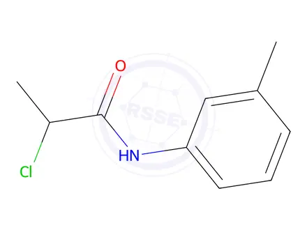 Chemical structure of 2-chloro-N-(m-tolyl)propanamide