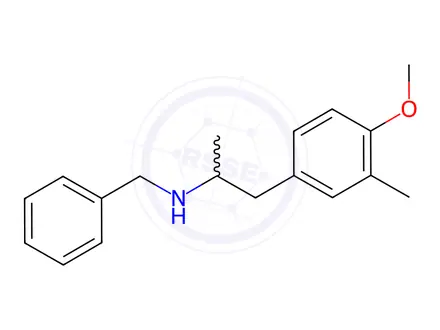 Chemical structure of N-Benzyl-1-(4-methoxy-3-methylphenyl)propan-2-amine