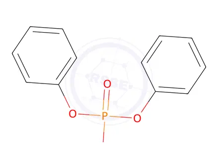 Chemical structure of Diphenyl Methyl Phosphate