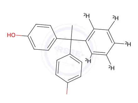 Chemical structure of Bisphenol AP-d5