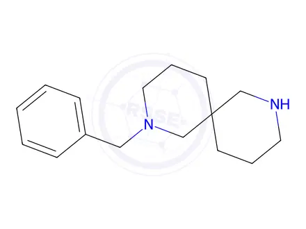 Chemical structure of 2-Benzyl-2,8-diazaspiro[5.5]undecane dihydrochloride