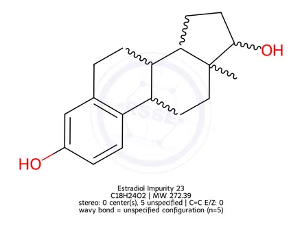 Chemical structure of Estradiol Impurity 79