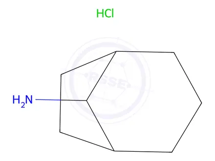 Chemical structure of Bicyclo[3.2.1]octan-8-amine hydrochloride