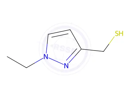 Chemical structure of (1-ethyl-1H-pyrazol-3-yl)methanethiol