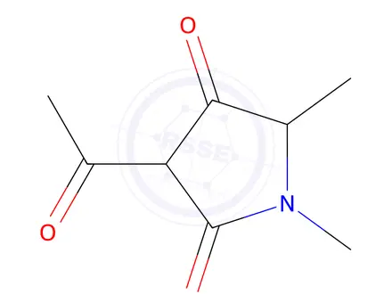 Chemical structure of 3-Acetyl-1,5-dimethylpyrrolidine-2,4-dione