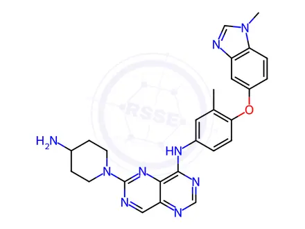 Chemical structure of Zongertinib Impurity 70