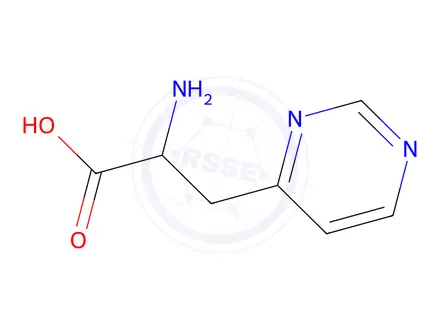 Chemical structure of 2-Amino-3-(pyrimidin-4-yl)propanoic acid