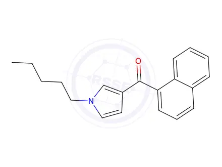 Chemical structure of JWH-030