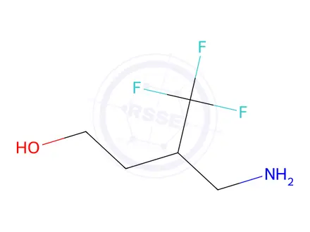 Chemical structure of 3-(Aminomethyl)-4,4,4-trifluorobutan-1-ol