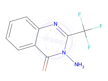 Chemical structure of 3-AMINO-2-(TRIFLUOROMETHYL)-4(3H)-QUINAZOLINONE