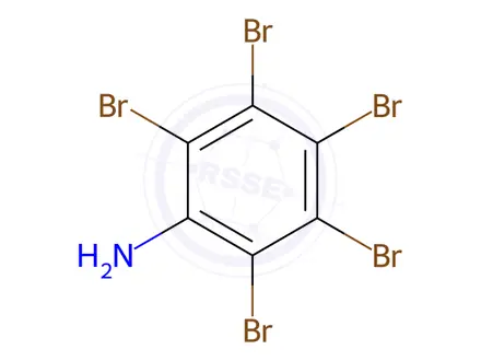 Chemical structure of 2,3,4,5,6-Pentabromoaniline