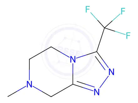 Chemical structure of Sitagliptin Phosphate Impurity 184