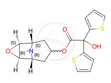 Chemical structure of Tiotropium EP Impurity B