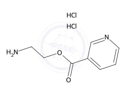 Chemical structure of Nicorandil Impurity 3 DiHCl (Nicorandil EP Impurity C DiHCl)